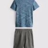 7-15 anos | Conjunto de t-shirt e calções desportivos