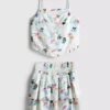 7-15 anos | Conjunto de top do Stitch da Disney e saia Rara