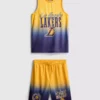 7-15 anos | Conjunto desportivo em malha dos Los Angeles Lakers da NBA