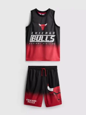 7-15 anos | Conjunto em malha dos Chicago Bulls da NBA