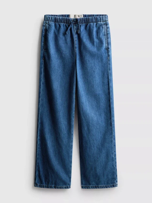 7-15 anos | Jeans com cintura elástica