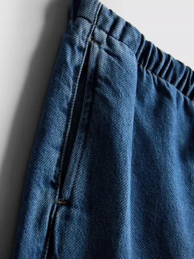 7-15 anos | Jeans com cintura elástica