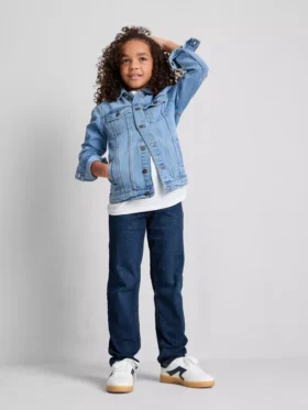 7-15 anos | Jeans de corte reto