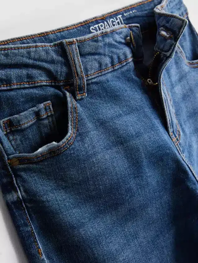 7-15 anos | Jeans de corte reto