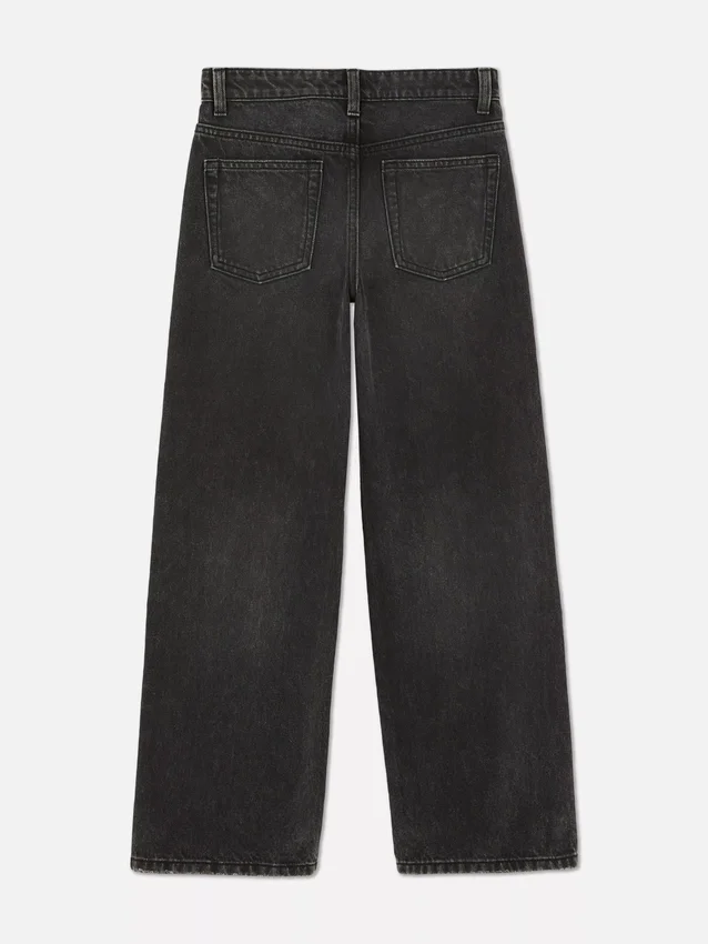 7-15 anos | Jeans de perna larga