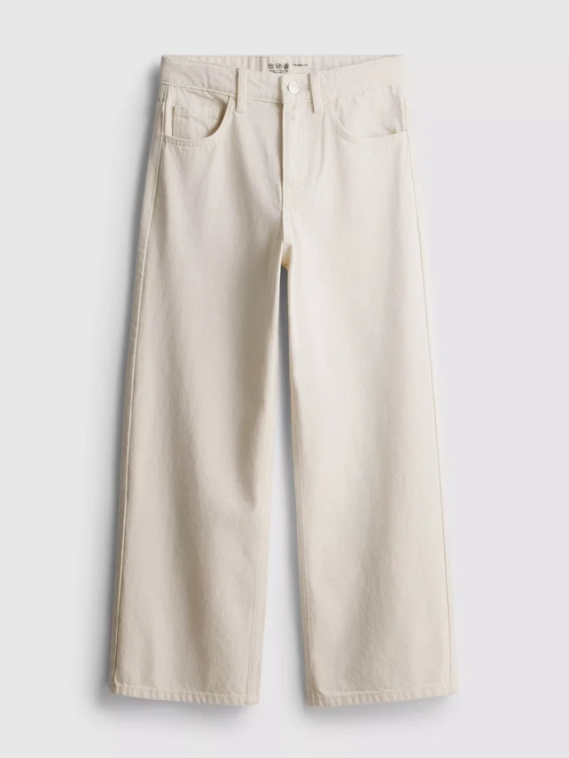 7-15 anos | Jeans de perna larga