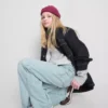7-15 anos | Jeans de perna larga com fenda na bainha