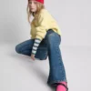 7-15 anos | Jeans largos com cinto