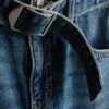7-15 anos | Jeans largos com cinto