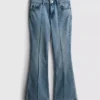 7-15 anos | Jeans largos com pregas