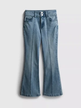 7-15 anos | Jeans largos com pregas