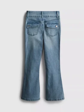 7-15 anos | Jeans largos com pregas