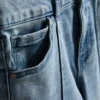 7-15 anos | Jeans largos com pregas