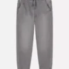 7-15 anos | Jeans tipo calças de treino com bainha