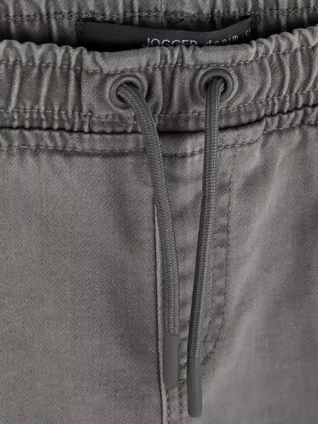 7-15 anos | Jeans tipo calças de treino com bainha