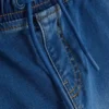 7-15 anos | Jeans tipo calças de treino com bainha