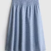 7-15 anos | saia midi xadrez gingham