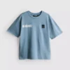7-15 anos | t-shirt azul com fecho
