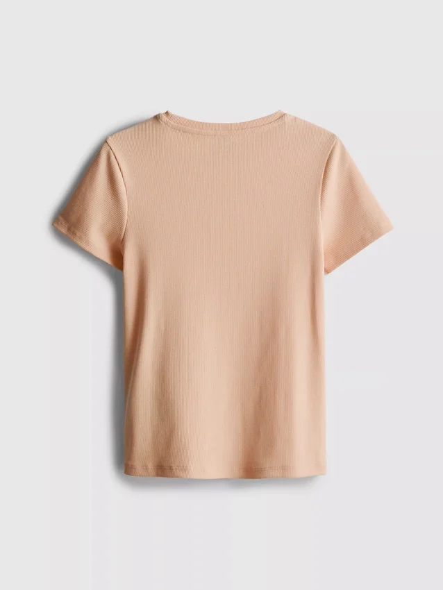 7-15 anos | t-shirt com canelado