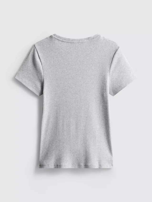 7-15 anos | t-shirt com canelado