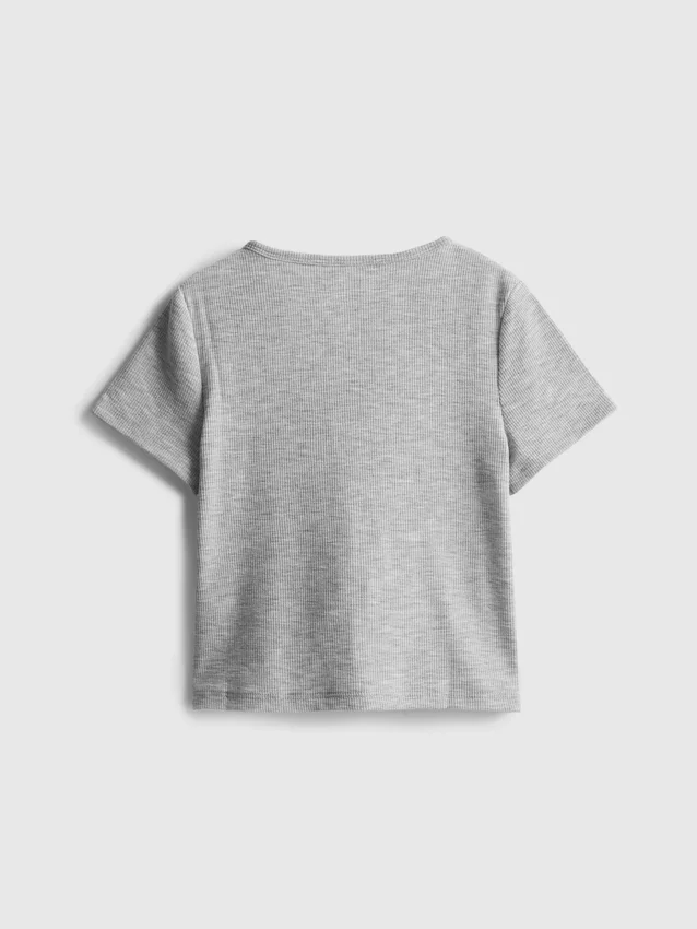 7-15 anos | t-shirt com canelado