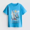 7-15 anos | T-shirt com estampado da Córsega