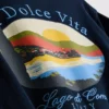 7-15 anos | T-shirt com estampado «Dolce Vita»