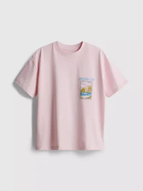 7-15 anos | t-shirt com estampado oversized