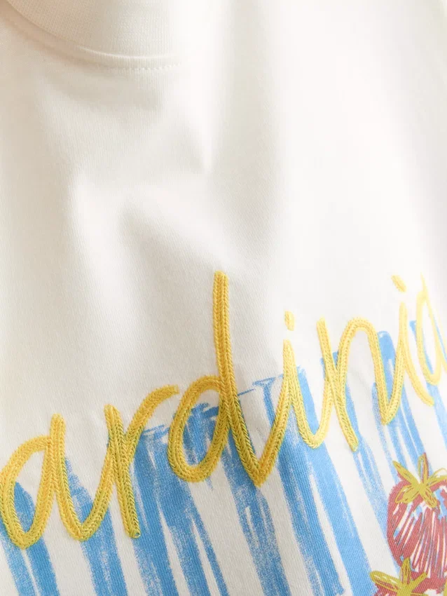 7-15 anos | t-shirt com estampado oversized