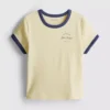 7-15 anos | T-shirt com gola em anel