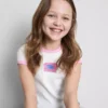 7-15 anos | T-shirt com gola em anel