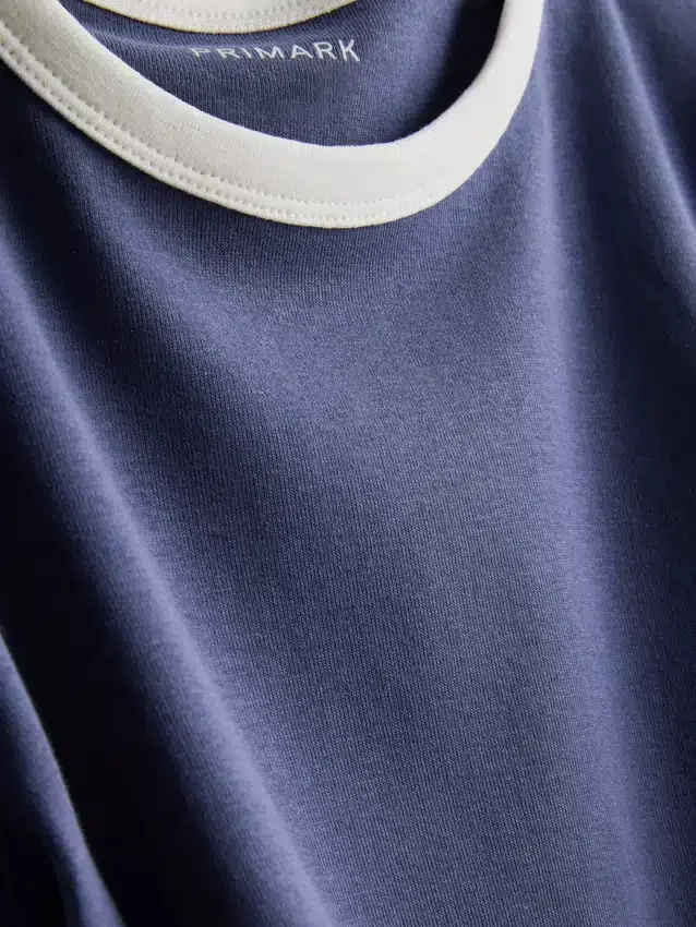 7-15 anos | T-shirt com gola em anel