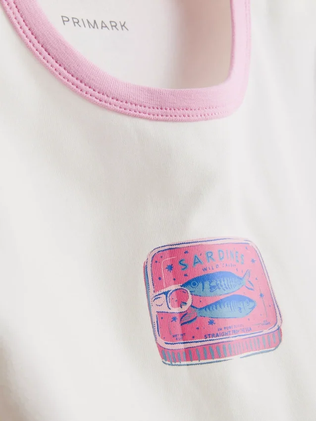 7-15 anos | T-shirt com gola em anel