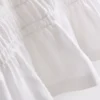 7-15 anos | T-shirt com peplum franzido