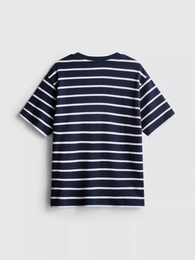 7-15 anos | t-shirt com textura em waffle