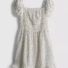7-15 anos | vestido com mangas bufantes