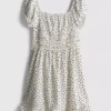 7-15 anos | vestido com mangas bufantes