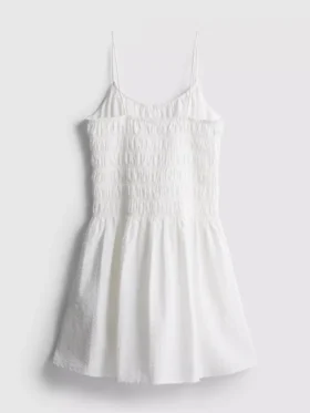 7-15 anos | vestido em tecido seersucker