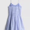 7-15 anos | vestido em tecido seersucker