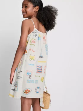 7-15 anos | vestido estampado
