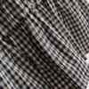 7-15 anos | vestido sem mangas com franzido em xadrez