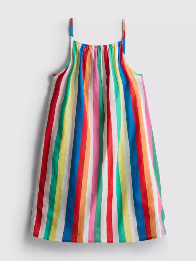 7-15 anos | vestido smock com alças halter