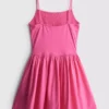 7-15 anos | vestido tipo camisola com franzido