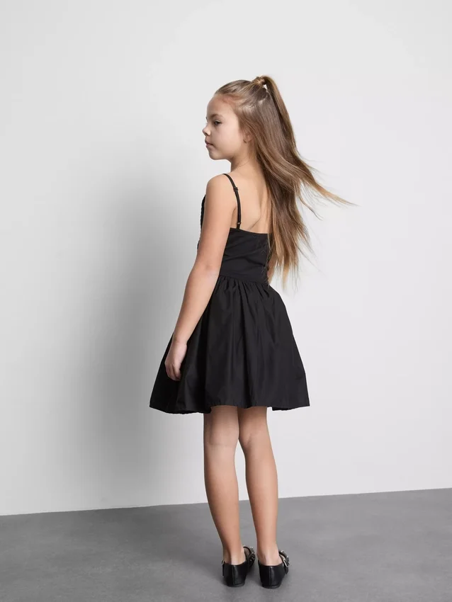7-15 anos | vestido tipo camisola com franzido