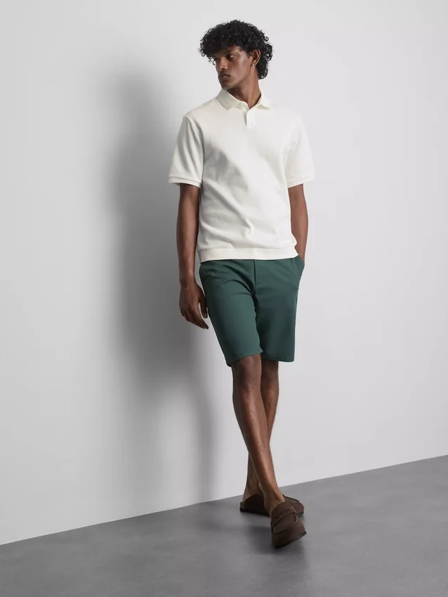 A camisa polo canelada «The Edit»