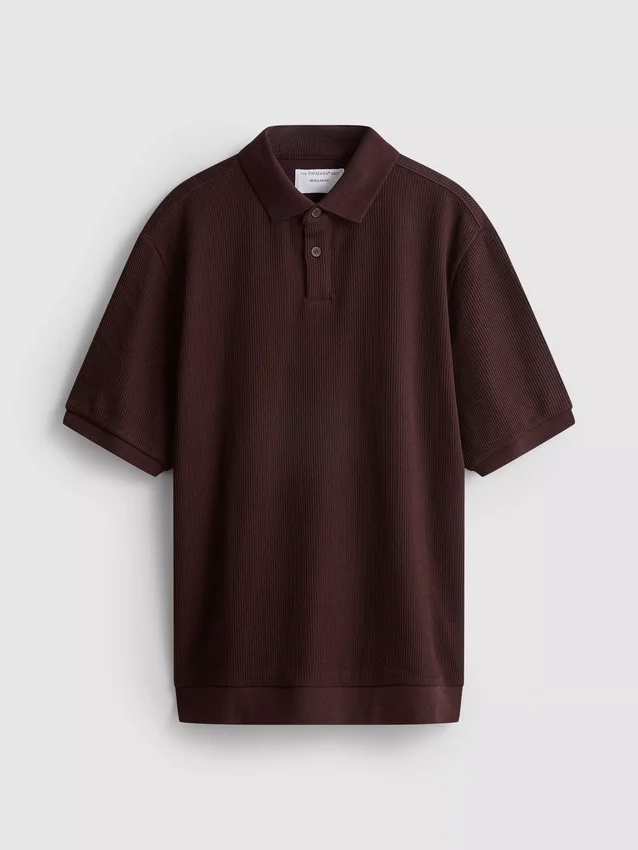 A camisa polo canelada «The Edit»