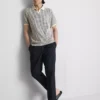 A camisa polo jacquard «The Edit»