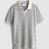 A camisa polo jacquard «The Edit»