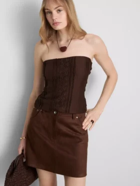 Bandeau de renda em mistura de algodão