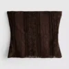 Bandeau de renda em mistura de algodão